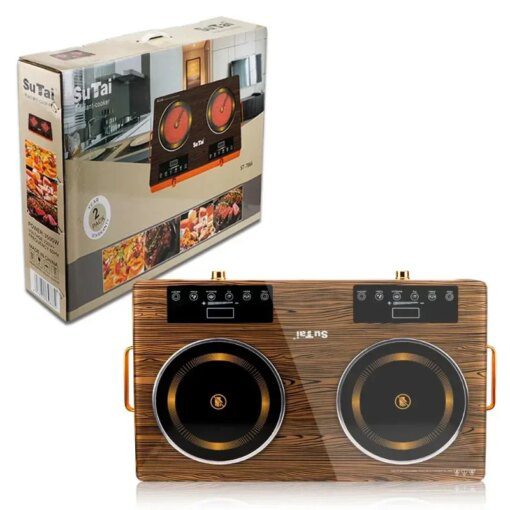 3500W Electric Induction Cooker Hot Plate,Countertop Stove Double Burner for Cooking,Infrared Ceramic Hot Plates Double Cooktop - Image 5